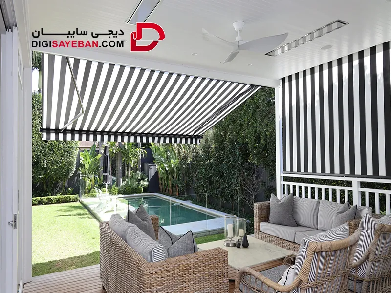 انواع سایبان آکاردئونی
