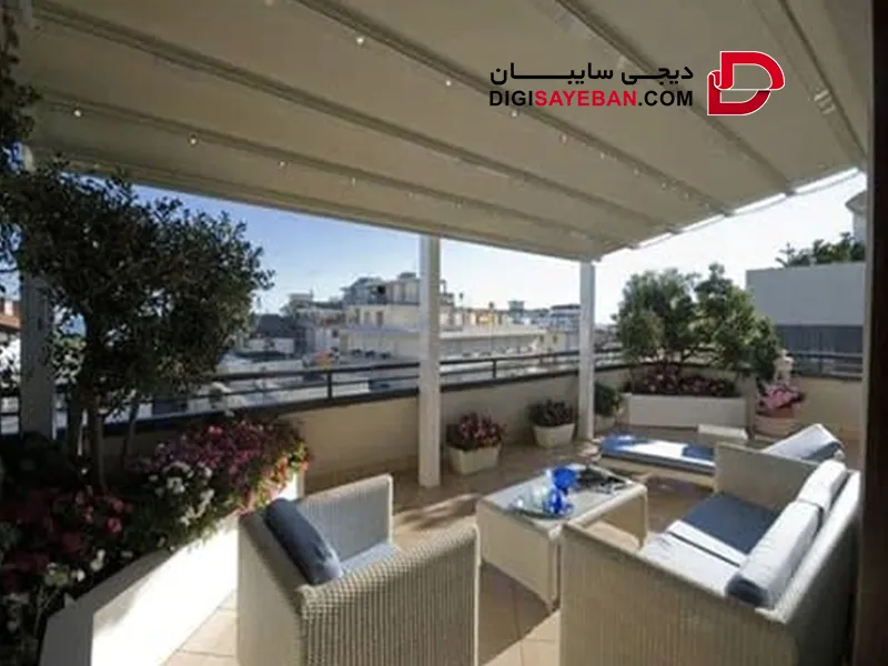 مراحل نصب سایبان در قزوین