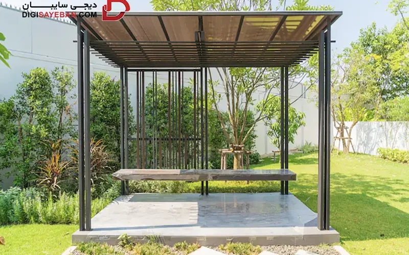 سقف برقی حیاط