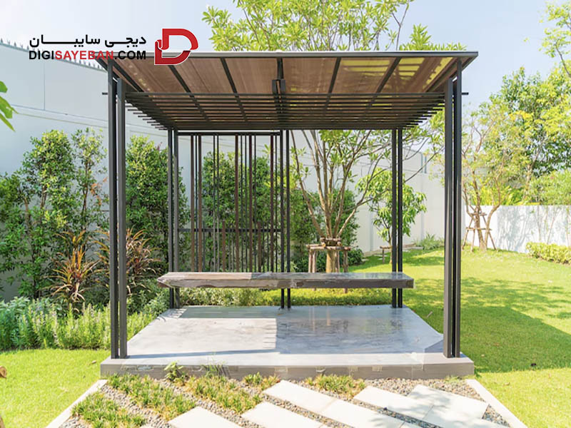 سقف برقی حیاط خلوت