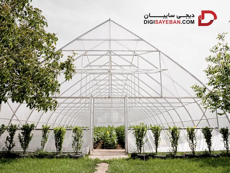 ساخت گلخانه با سقف متحرک